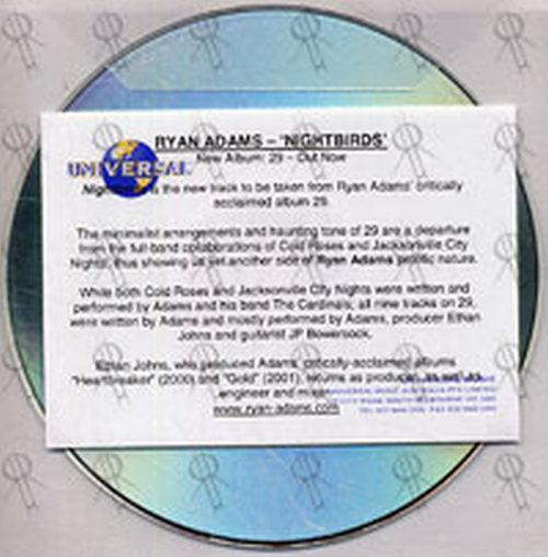 ADAMS-- RYAN - Nightbirds - 2