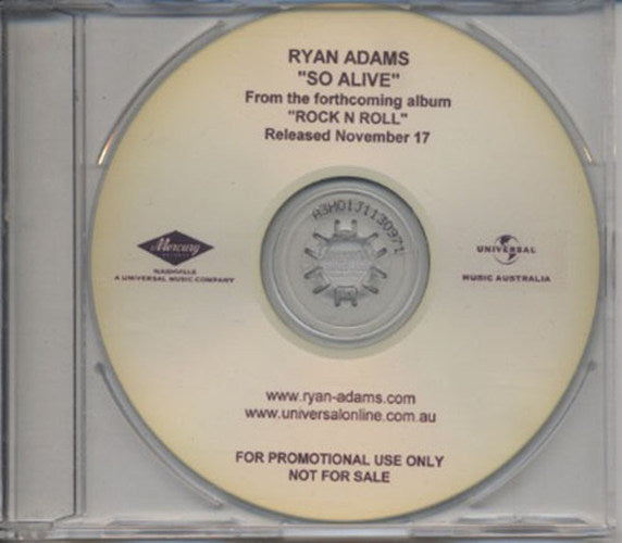ADAMS-- RYAN - So Alive - 1