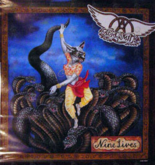 AEROSMITH - &#39;Nine Lives&#39; Album Promo Poster - 1