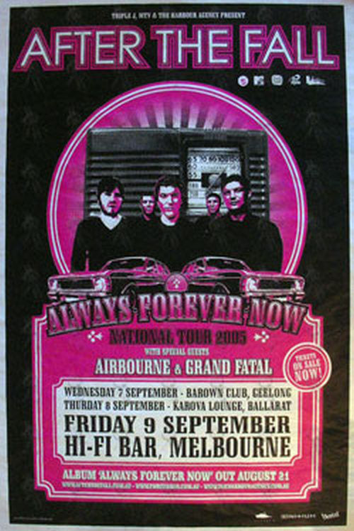 AFTER THE FALL - Friday 9th September