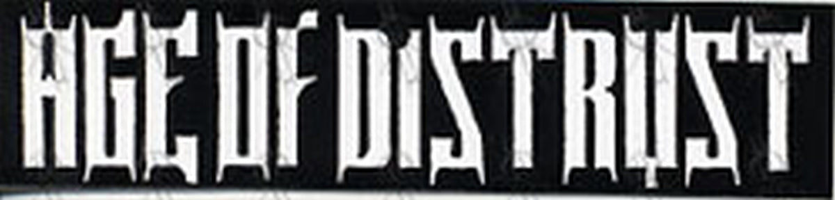 AGE OF DISTRUST - &#39;Age Of Distrust&#39; Sticker - 1