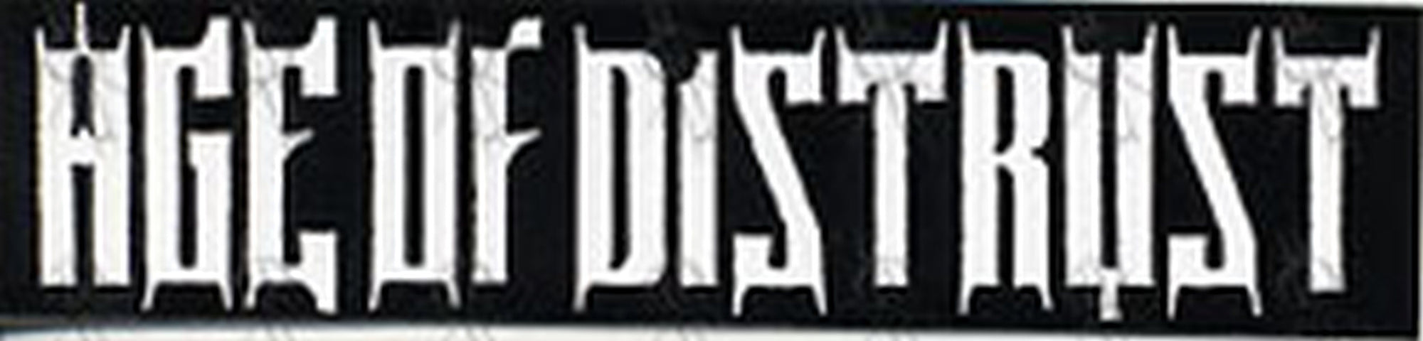 AGE OF DISTRUST - 'Age Of Distrust' Sticker - 1