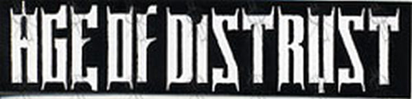 Age Of Distrust' Sticker - Rare Records Au