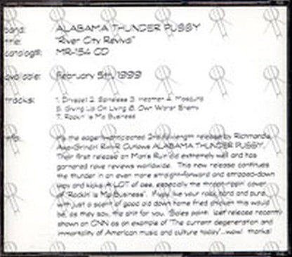 ALABAMA THUNDER PUSSY - River City Revival - 2