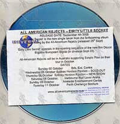 ALL-AMERICAN REJECTS-- THE - Dirty Little Secret - 2