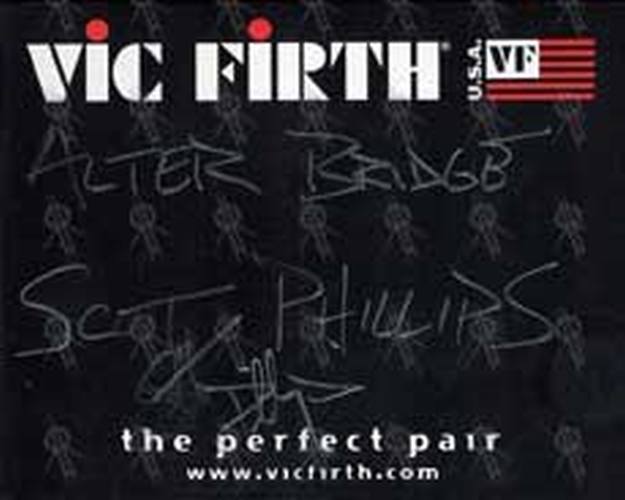 ALTER BRIDGE - 'Vic Firth' Promo Card - 1