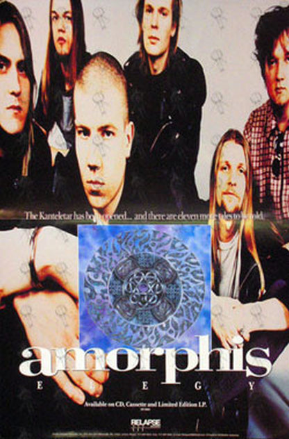 AMORPHIS - Double Sided 'Elegy' Album Poster - 2