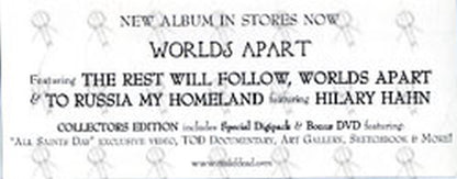 AND YOU WILL KNOW US BY THE TRAIL OF DEAD - 'Worlds Apart' Era Logo Sticker - 2