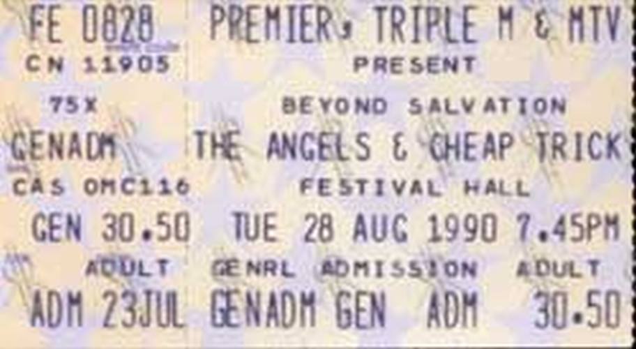 ANGELS & CHEAP TRICK - Festival Hall