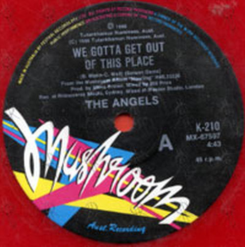 ANGELS-- THE - We Gotta Get Out Of This Place - 3