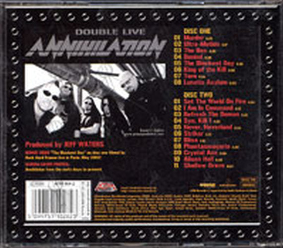 ANNIHILATOR - Double Live - 2