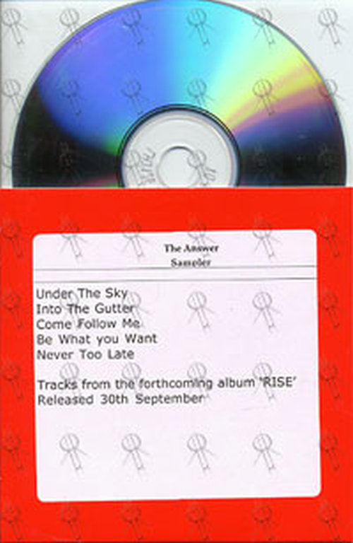 ANSWER-- THE - 'Rise' Album Sampler - 2