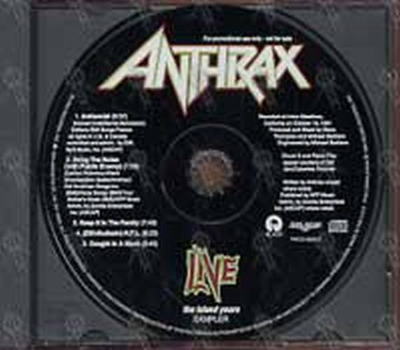 ANTHRAX - Live: The Island Years - 2