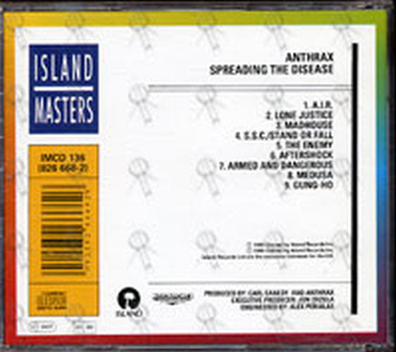 ANTHRAX - Spreading The Disease - 2