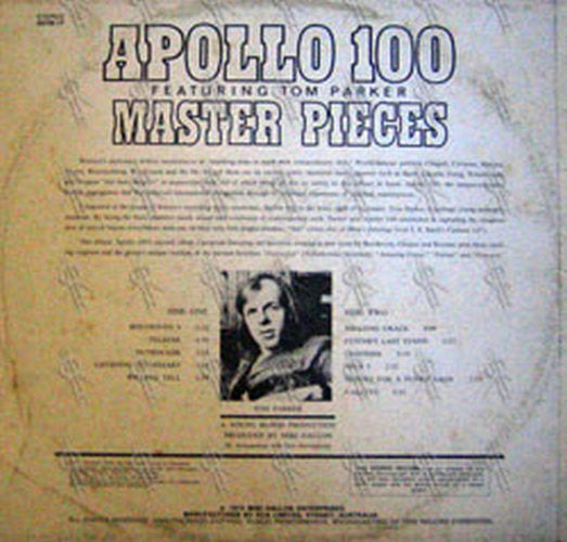 APOLLO 100|TOM PARKER - Master Pieces - 2