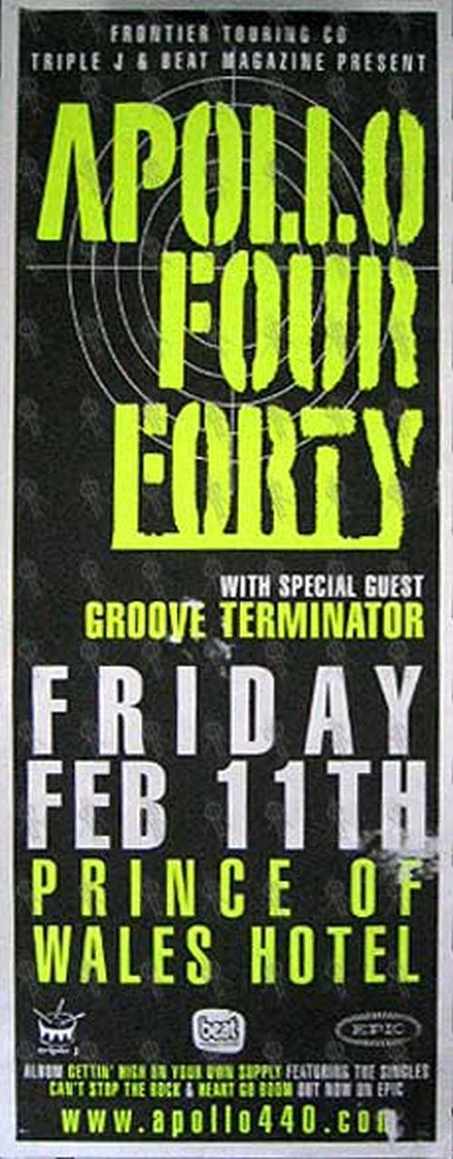 APOLLO 440|APOLLO FOUR FORTY - Prince Of Wales Hotel