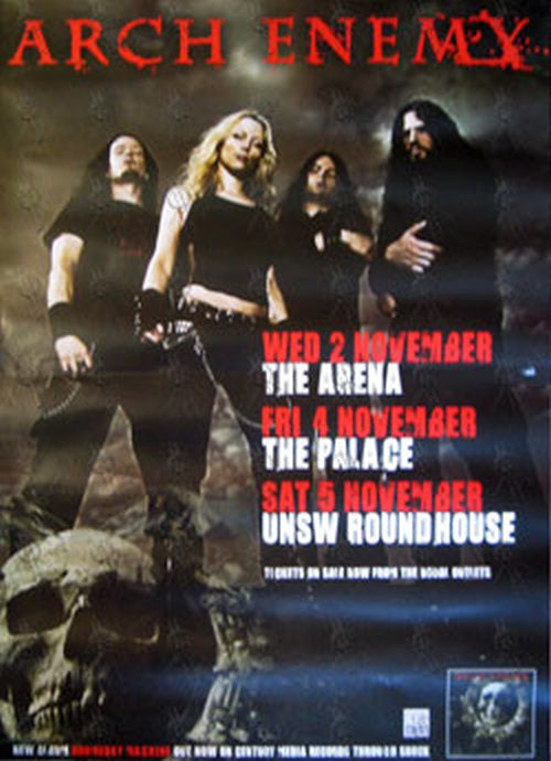 ARCH ENEMY - Australia 2005 Tour Poster - 1