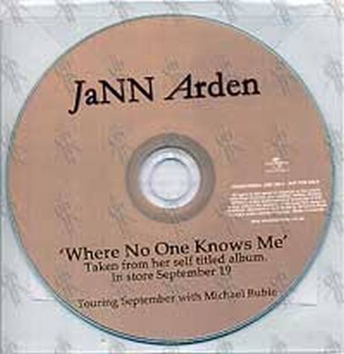 ARDEN-- JANN - Where No One Knows Me - 1