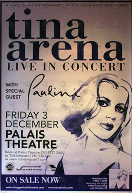 ARENA-- TINA - Palais Theatre