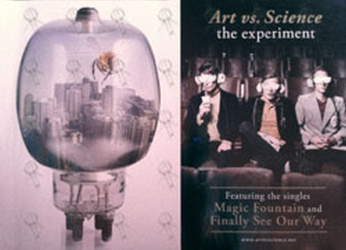 ART VS SCIENCE - &#39;The Experiment&#39; Album Poster Split Print - 1
