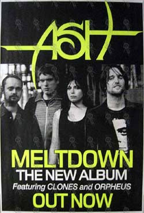 ASH - 'Meltdown' Album Poster - 1