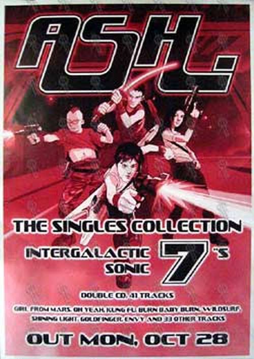ASH - &#39;The Singles Collection - Intergalactic Sonic 7&#39;s&#39; Double CD Album Pos - 1