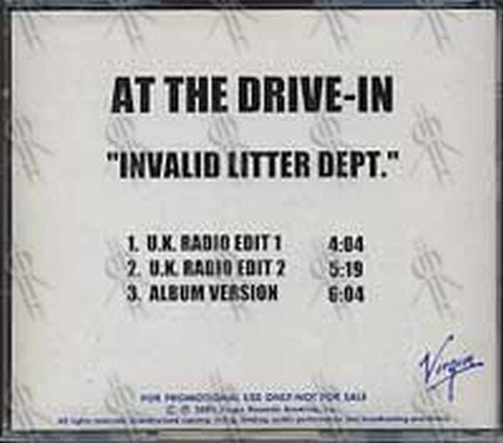 AT THE DRIVE IN - Invalid Litter Dept. - 2