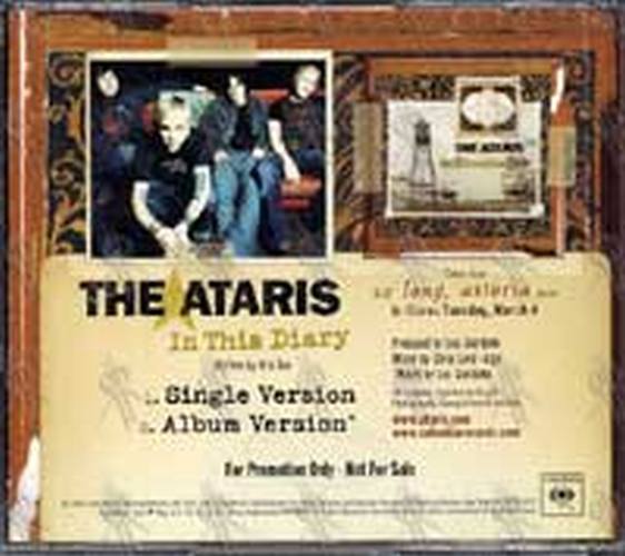ATARIS-- THE - In This Diary - 2