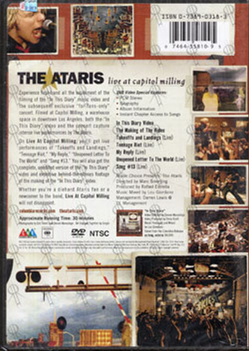 ATARIS-- THE - Live At Capitol Milling - 2