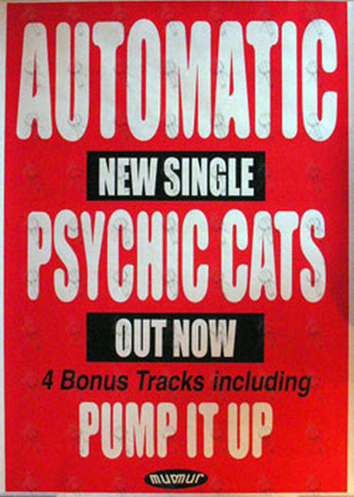 AUTOMATIC - 'Psychic Cats' Single Promo Poster - 1