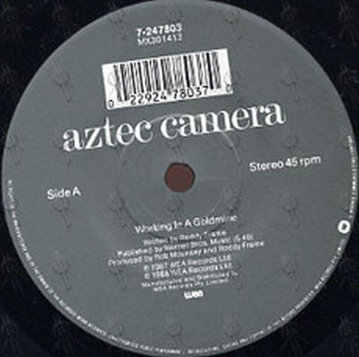 AZTEC CAMERA - Working In A Goldmine - 3