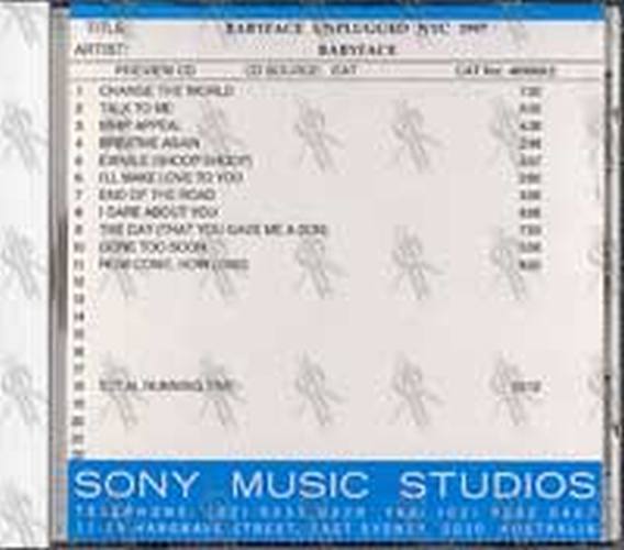 BABYFACE - Babyface Unplugged NYC 1997 - 1