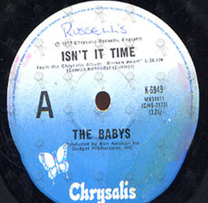BABYS-- THE - Isn't It Time - 2
