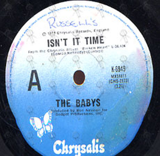 BABYS-- THE - Isn&#39;t It Time - 2