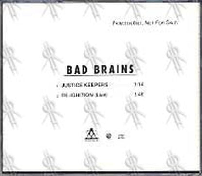 BAD BRAINS - Justice Keepers - 2