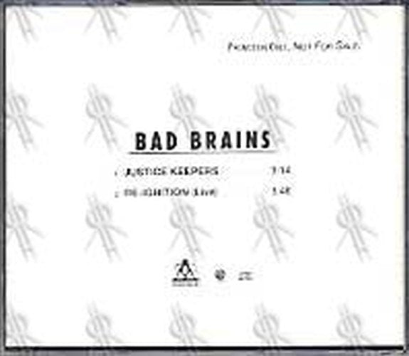 BAD BRAINS - Justice Keepers - 2