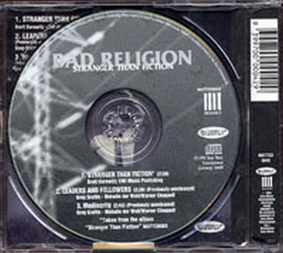 BAD RELIGION - Stranger Than Fiction - 2