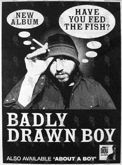 BADLY DRAWN BOY - &#39;Have You Fed The Fish&#39; Album Poster - 1