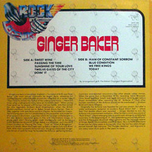 BAKER-- GINGER - Rock Legends - 2