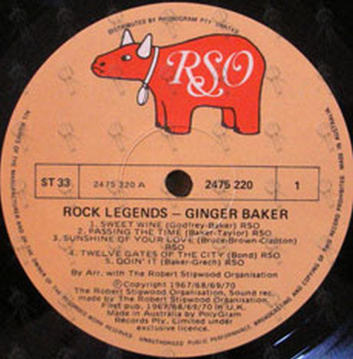 BAKER-- GINGER - Rock Legends - 3