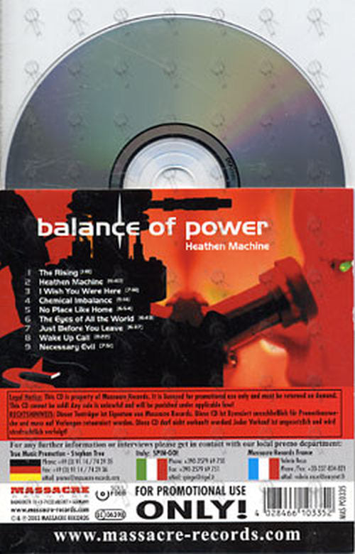 BALANCE OF POWER - Heathen Machine - 2