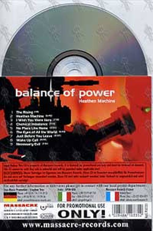 BALANCE OF POWER - Heathen Machine - 2