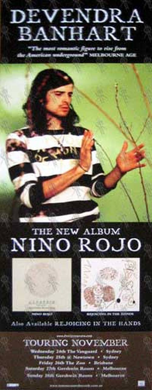 BANHART-- DEVENDRA - &#39;Nino Rojo&#39; Album Poster - 1