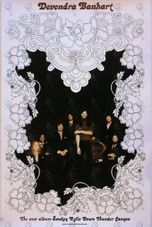BANHART-- DEVENDRA - 'Smokey Rolls Down Thuder Canyon' Album Poster - 1