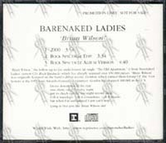 BARENAKED LADIES - Brian Wilson - 2