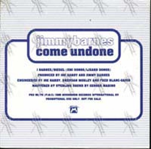 BARNES-- JIMMY - Come Undone - 2