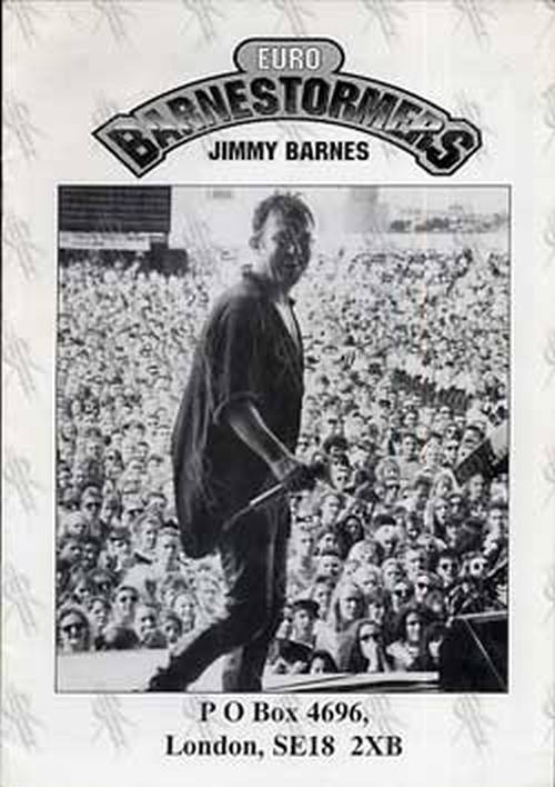 BARNES-- JIMMY - 'Euro Barnestormers' Fanzine - 1