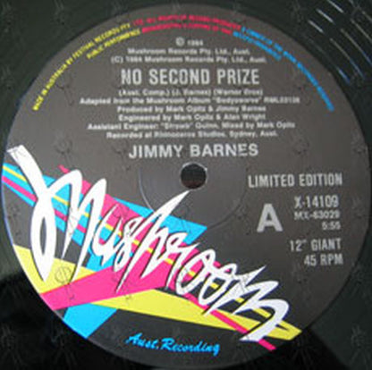 BARNES-- JIMMY - No Second Prize - 3