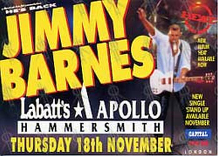 BARNES-- JIMMY - Pack: UK Gig Card