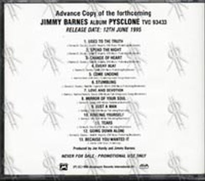 BARNES-- JIMMY - Psyclone - 2